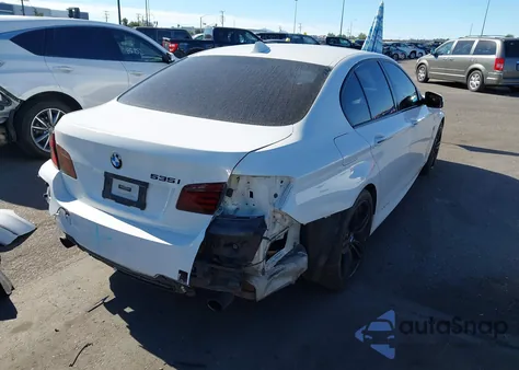 2013 BMW 535I из США, поврежденный, VIN WBAFR7C59DC819333